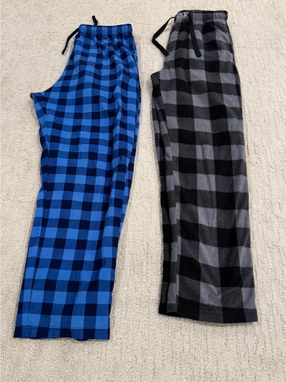 Blue & Gray Buffalo Plaid Nautica Lounge Pants